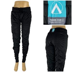 Agogie Resistance Pants 20 Womens PXXXL Black Training Wearable Ruched EUC